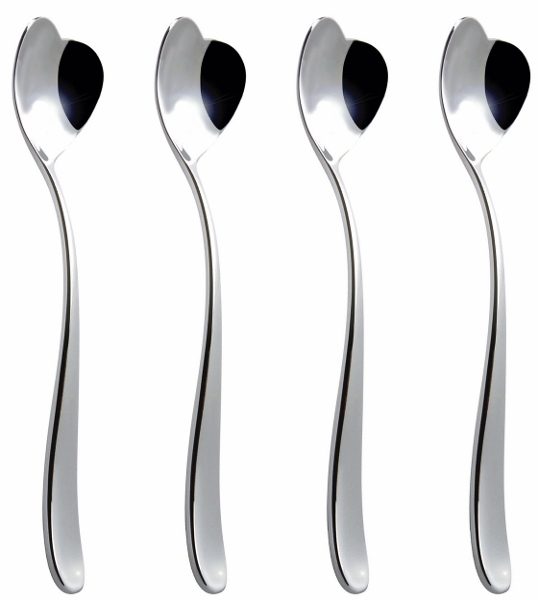 ALESSI-AMMI01CUS4 "BIG LOVE" SET 4/1 ŽLICA ZA SLADOLED
