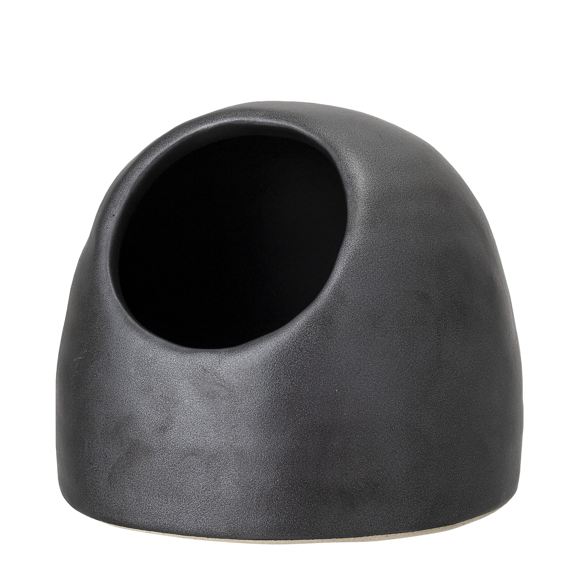 059095 BLO-82043385 Leah keramička posuda za sol, O10x8,5 cm, crna - Slika 1