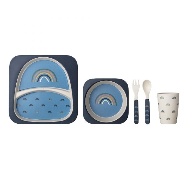 BLO-92304056 Henry dječji set za jelo 5/1, plavi