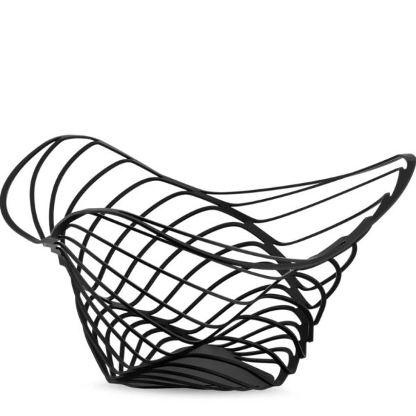 ALESSI-ACO04/16 B "TRINITY" košara za citruse 16, crna