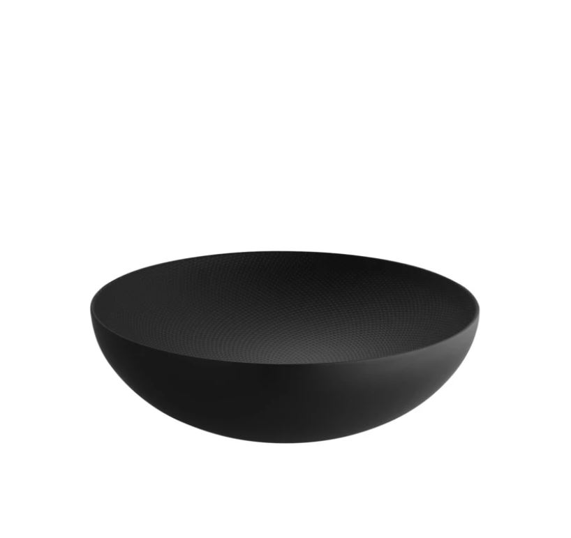 060587 ALESSI-DUL02/25BT "DOUBLE" zdjela, 25 cm, crna - Slika 1