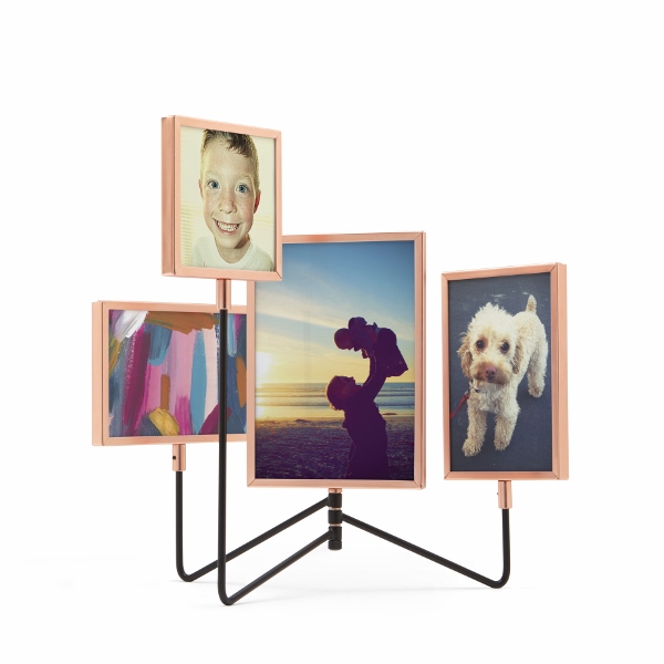 315301-880_ORBITA_DESK_FRAME_COPPER-600x600 UMBRA-315301-880 ORBITA MULTI OKVIR ZA SLIKE BAKAR - Slika 1