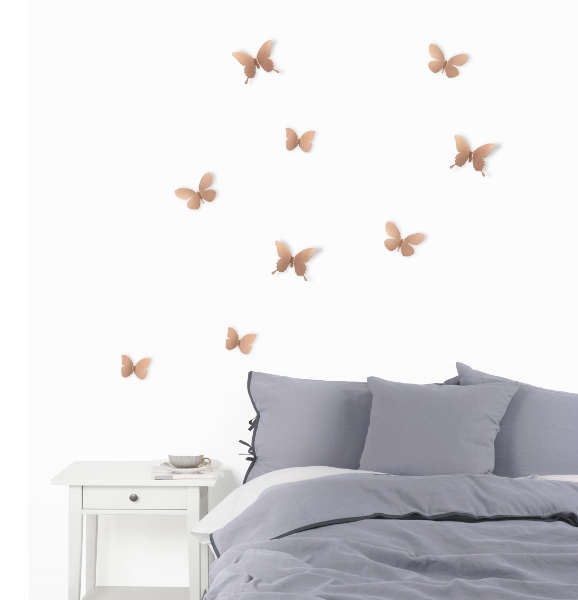 470789-880_METAL_MARIPOSA_COPPER_INSITU_01-578x600 UMBRA-470789-221 METAL MARIPOSA ZIDNI UKRAS/9 KOM BRONZ - Slika 1