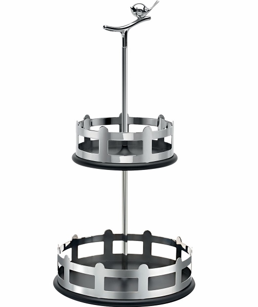 alui-503x600 ALESSI-AMMII20/2 B ''ALUI'' STALAK ZA ZAČINE NA KAT CRNI - Slika 1