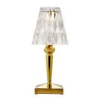 BATTERY table lamp-metallised version gold