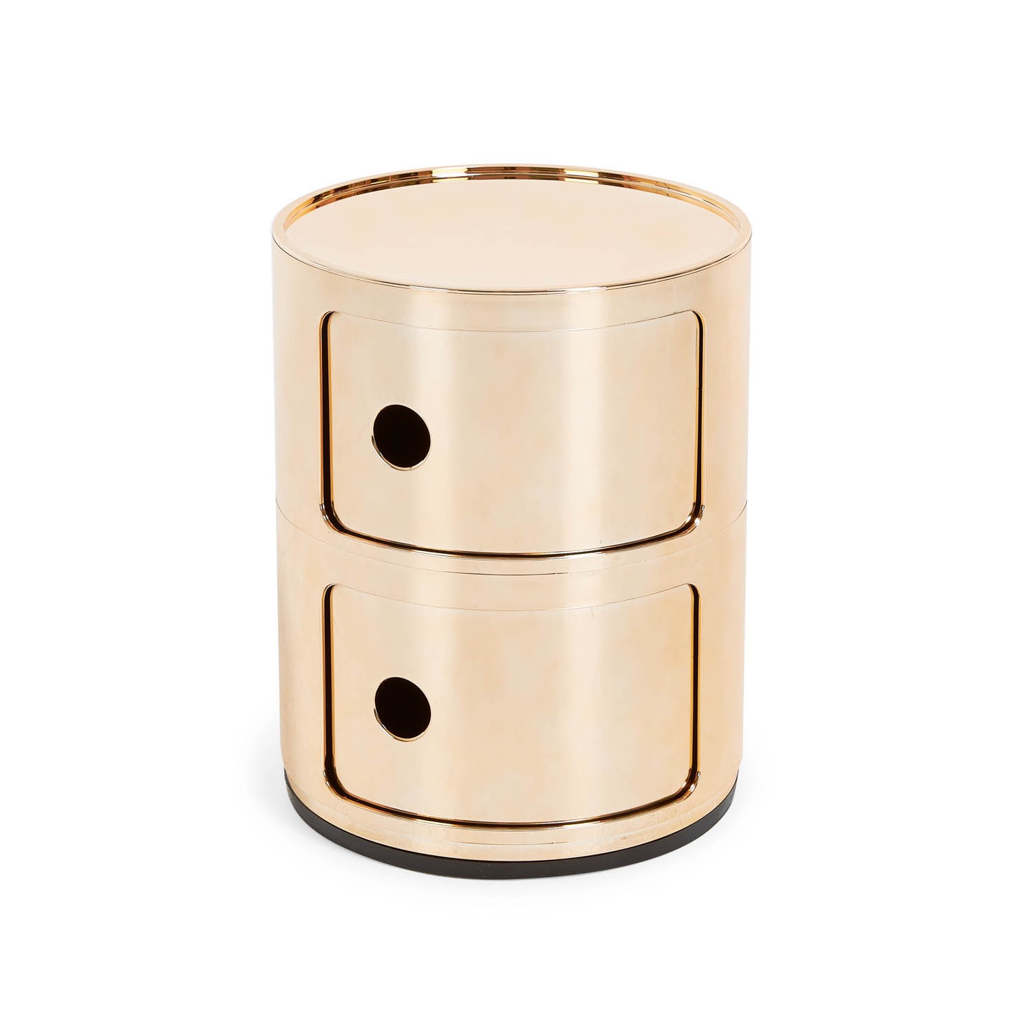componibili-copper Componibili, 2 elements with tray, metallised, copper - Slika 1