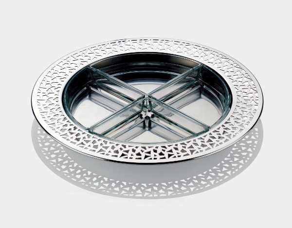 ALESSI-MSA05 "CACTUS" TANJUR ZA PREDJELA INOKS/STAKLO