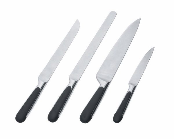 ALESSI-SG500S4 B "MAMI" SET 4/1 NOŽEVA, CRNI