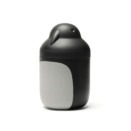 066392 QUALY-QL10364-BK Penguin posuda za kupaonu, 8 x 8 x 14 cm - Slika 1