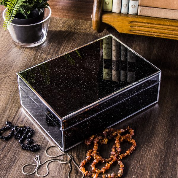 DUO-5902693900870  KUTIJA ZA NAKIT BLACK 24,5 cm