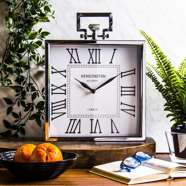 DUO-5902693911876 STOLNI SAT RETRO SILVER 27 cm