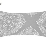 DEL7ALD10-105 Jastučnice Clémence, 2 kom., siva, 40 x 80 cm