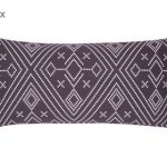 DEL7ALD21-117 Jastučnice Leya, 2 kom., ljubičasta, 40 x 80 cm