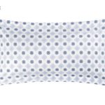 DEL7ALD37-105 Jastučnice Cecilia, 2 kom., bijela/plava, 40 x 80 cm