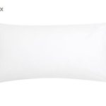 DEL7PAR03-105 Jastučnice Sira, 2 kom., bijela/sv. siva, 40 x 80 cm