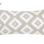 DEL8ALD01-120 Jastučnice Calliope, sivo smeđa, 2 kom., 40 x 80 cm