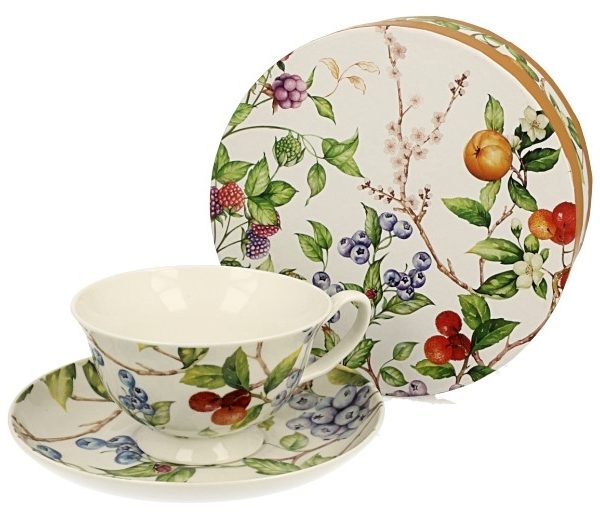 DUO-5902693916345 Porculan šalica za kavu sa tanjurićem 200 ml Lamis