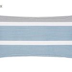 DEO8MIS04-105 Pamučne jastučnice Martina, 2/1, plava/bijela, 40 x 80 cm