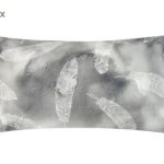 DEL7ADA08-110 Pamučne jastučnice Thaya, 2 kom., siva, 40 x 80 cm