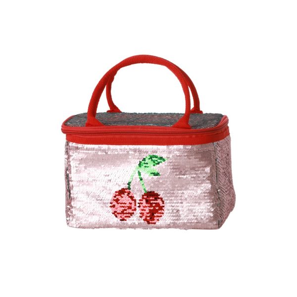 RICE- BGCOO-SEQ Torba za hlađenje 16x13,5x24,5 cm, sv. pink, Cherry Print 