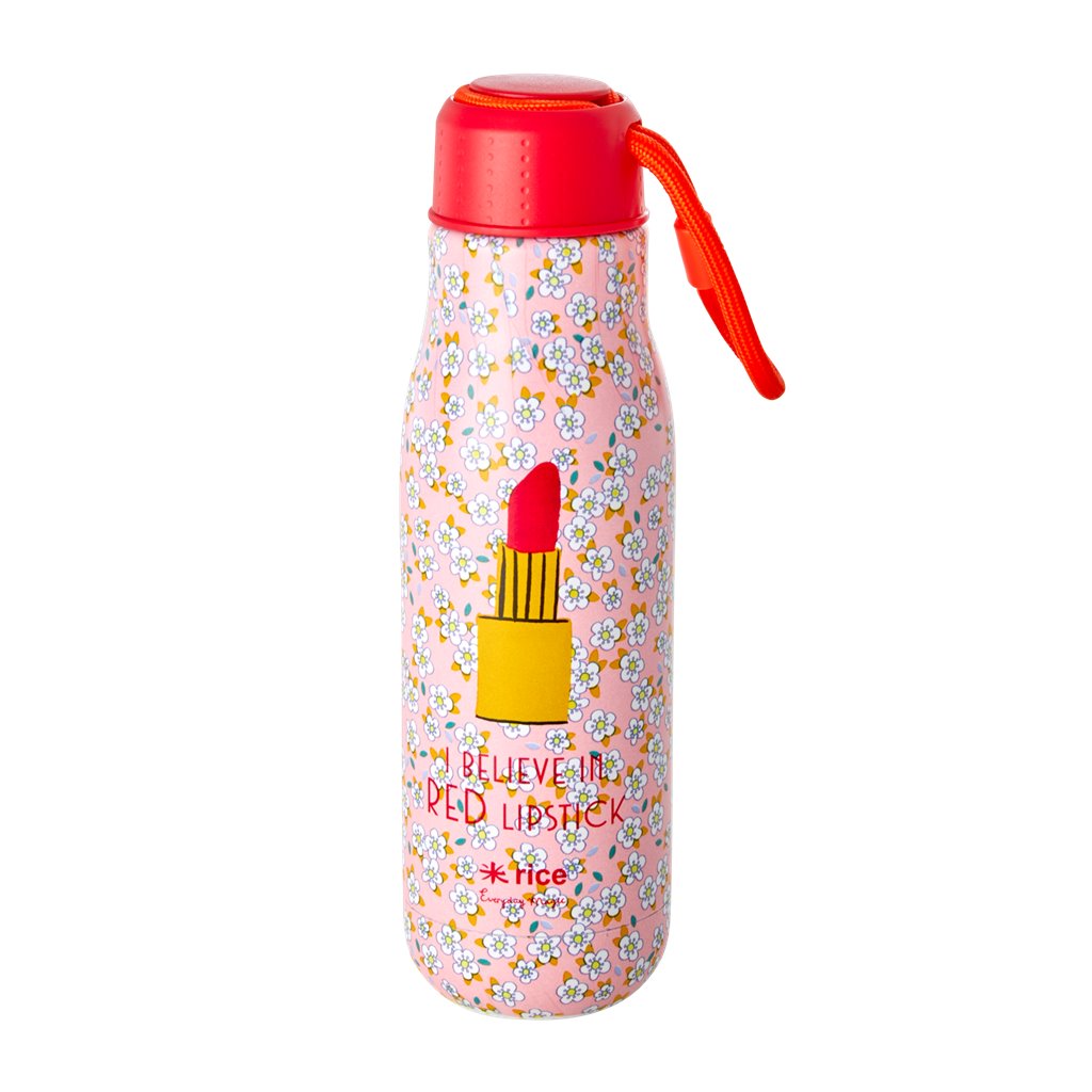 064371 RICE- STBOT-LIPS Inox termosica 500 ml, pink - Slika 1