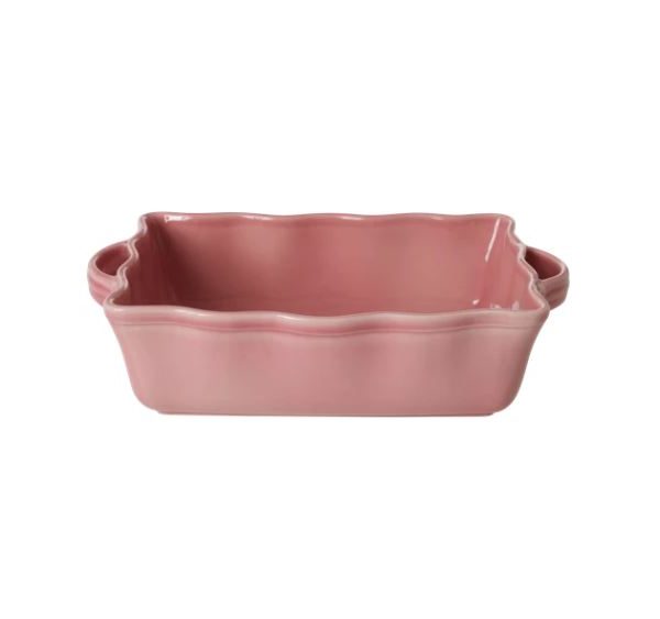 RICE- CEOVE-LSI Veliki keramički pekač, pink, 31x24x10 cm