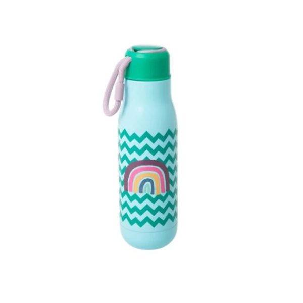 RICE- STBOT-ZAG Inox termosica, 500 ml, plava, Zig Zag Print 