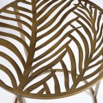 EDELMAN-1091729 Stolići, 45 x 35/50 x 40 cm, zlatni, set 2/1 - Slika 3