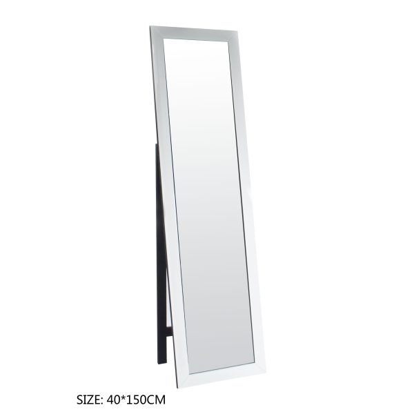 DUO-5902693918325 SAMOSTOJEĆE OGLEDALO WHITE 40X150 cm