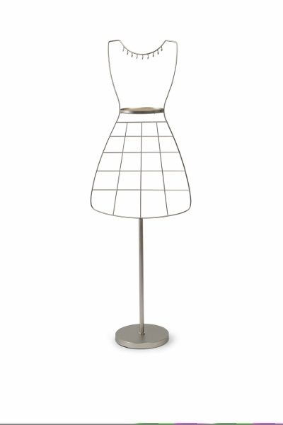 UMBRA-299267-392 AUDREY PODNA VJEŠALICA ZA ŠALOVE/STALAK ZA NAKIT NIKL