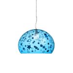 FL/Y Kids lampa, transparent, light blue stars, mala