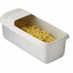 JOS-45003 M-CUISINE POSUDA ZA KUHANJE TJESTENINE U MIKROVALNOJ PEĆNICI SIVO-NARANČ.