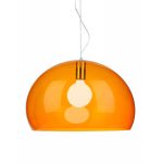 FL/Y, suspended lamp, transparent, orange