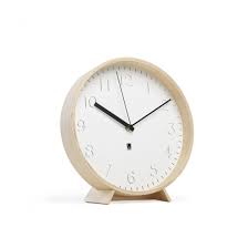RIMWOOD UMBRA-118140-668-RIMWOOD ZIDNI/STOLNI SAT DRVENI BIJELI/NATUR - Slika 1