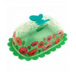 PYL-23779 COQ - BUTTER FLY posuda za putar, 17,7 x 12,4 x 7 cm, Coquelicots