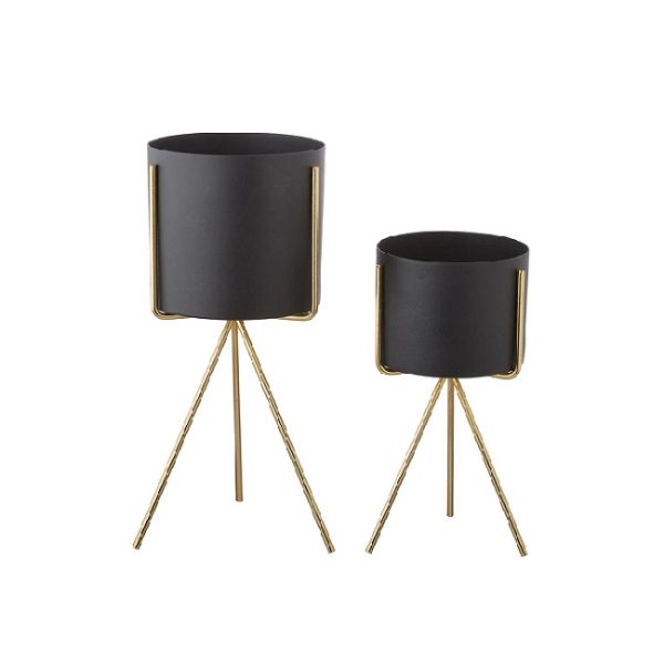 DEQ19PRE57963-134289 Metalne posude za cvijeće Pedestal, set 2/1