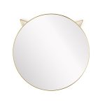BALVI-27121 Zidno ogledalo Cat, 48 cm, zlatno