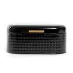 HOMLA-207686 HASSEL kutija za kruh, 34x18x16 cm, crna