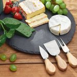 HOMLA-200156 STONE  daska za serviranje s noževima, 30 cm, set 4/1 - Slika 2