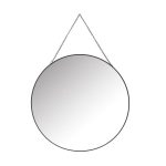 HOMLA-164561 GRAZIA ogledalo, 35 cm, crno