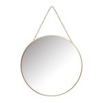 HOMLA-163137 GRAZIA ogledalo, 35 cm, zlatno