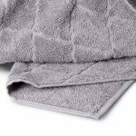HOMLA-164945 SAMINE pamučni ručnik, 50x90 cm, sivi - Slika 2