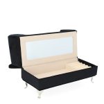 HOMLA-162357 LOVA kutija za nakit, 23x9x12cm, crna - Slika 2