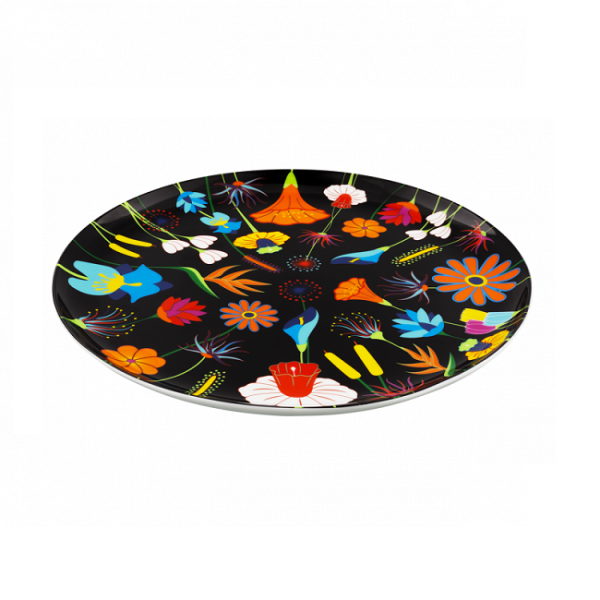 PYL-37851 JAR TART DELICE porculanski pladanj za kolače, 30 cm, Jardin fleuri