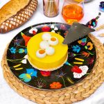 PYL-37851 JAR TART DELICE porculanski pladanj za kolače, 30 cm, Jardin fleuri - Slika 2