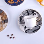 HSH - DAVID keramičke šalice s tanjurićima, 100 ml, set 2/1 - Slika 3