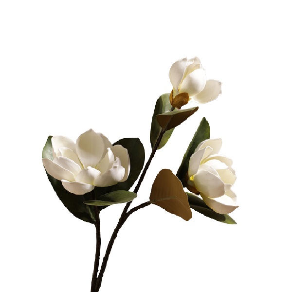 067834 HSH - MAGNOLIA umjetno cvijeće, 72 cm, bijelo - Slika 1