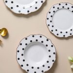 HSH - DOT DOT DOT porculanski duboki tanjur, 23x3,5 cm - Slika 3