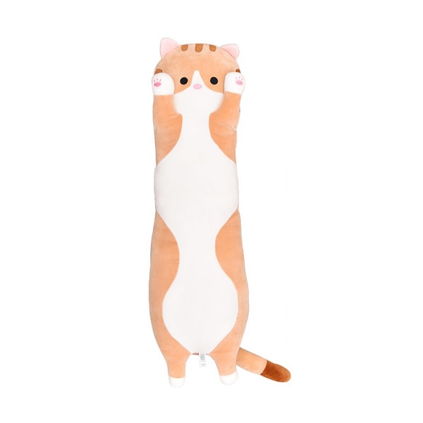 067984 HSH - SOFT CAT ukrasni jastuk, 80 cm, oker - Slika 1