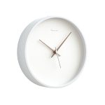 HSH - MARY JO COLLINS zidni sat, 25 cm, bijeli 
